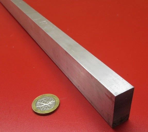 Barra de aluminio 2024 T351, 5/8" (.625") de grosor x 1 1/4" de ancho x 36" de largo Foto 2 de 4