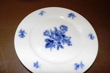 Heinrich Porcellana Blu Rosa Vero Cobalto Piatto Torta