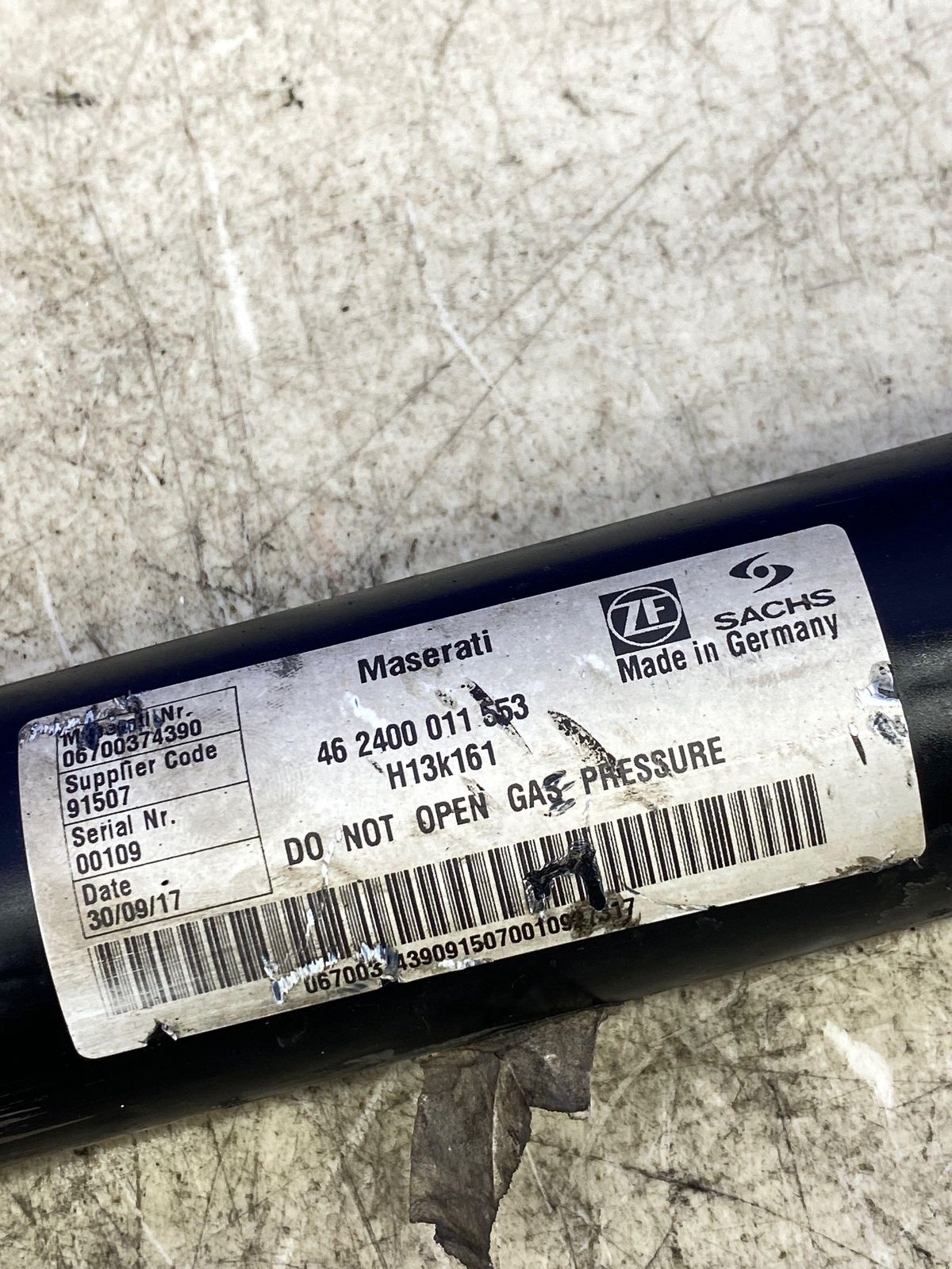 2017-2022 MASERATI LEVANTE OEM REAR LEFT ACTIVE SUSPENSION SHOCK ABSORBER
