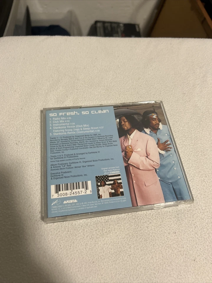 So Fresh, So Clean [Maxi Single] by OutKast (CD, Jan-2002, LaFace) Foto 2 de 3