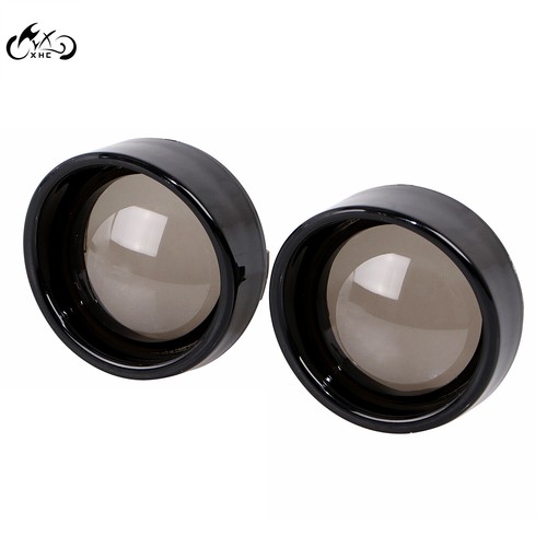 Turn Signal Lens Cover Guard Bezels Visor Trim Ring For Harley Softail Sportster - Picture 34 of 36