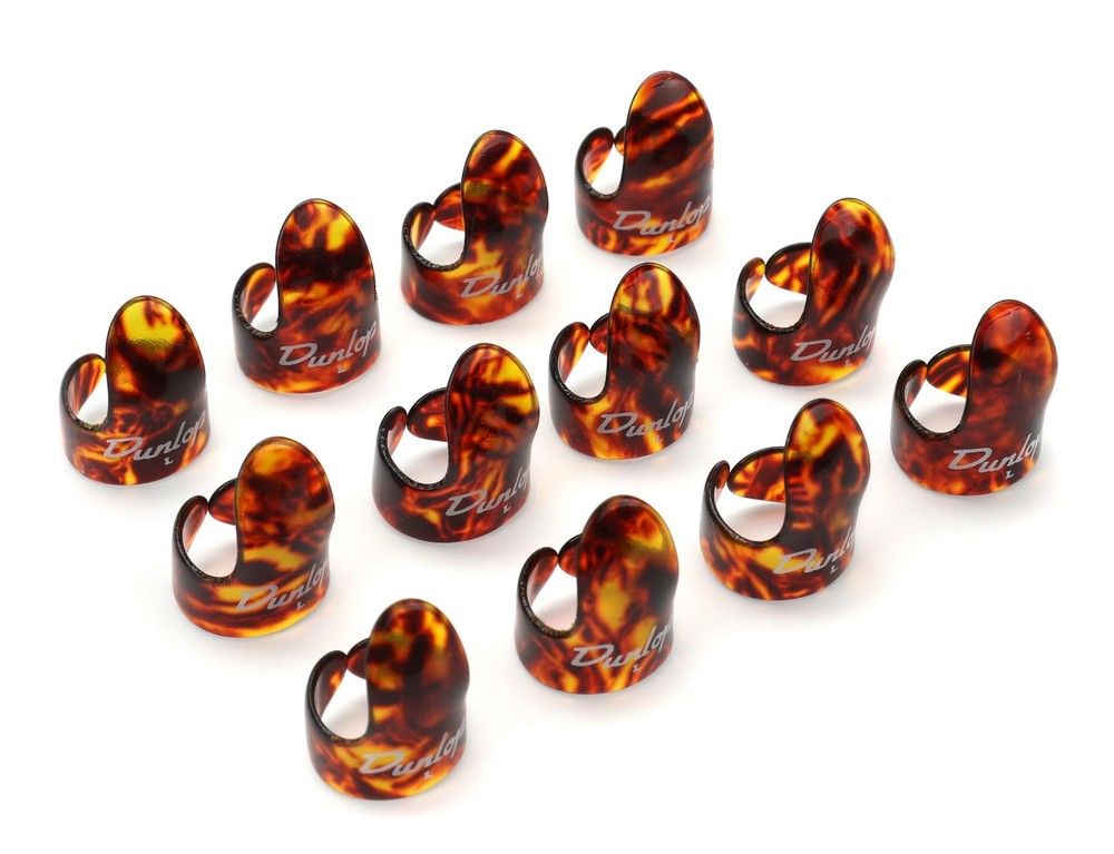 Dunlop 9020R Finger Picks Large Shell 12-pack