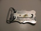 WOMEN'S HORSE HEAD HORSESHOE ROPE LUCKY STARS WESTERN THEME CHROME BELT BUCKLE! — photo 2