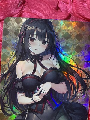 Kurumi Tokisaki Date A Live Goddess Waifu Anime Girl Holo Card Sweet 1