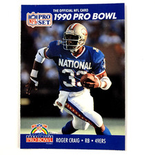 Roger Craig 1990 Pro Set Pro Bowl Card #385 San Francisco 49ers