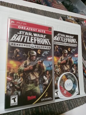 Star Wars Battlefront Renegade Squadron PSP COMPLETE TESTED PlayStation Portable