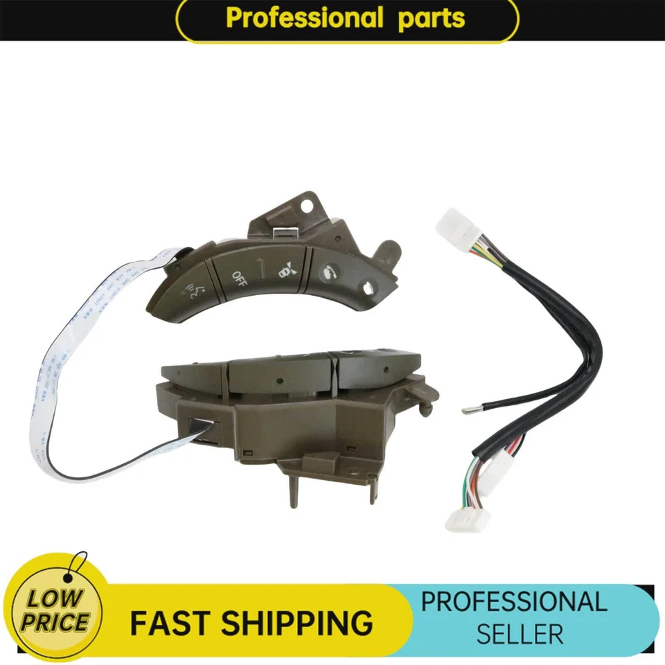 Steering Wheel Audio Volume Control Switch Brown L+R Fit Toyota Tundra 2004-2006 - Image 3 of 4