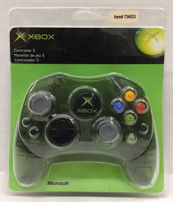 NEW sealed OEM 1st Party MICROSOFT XBOX Controller S TYPE Clear Green ORIGINAL