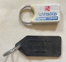 Vauxhall Opel Atkinsons Kendal Car + British Aerospace 1989 Collectable Keyring