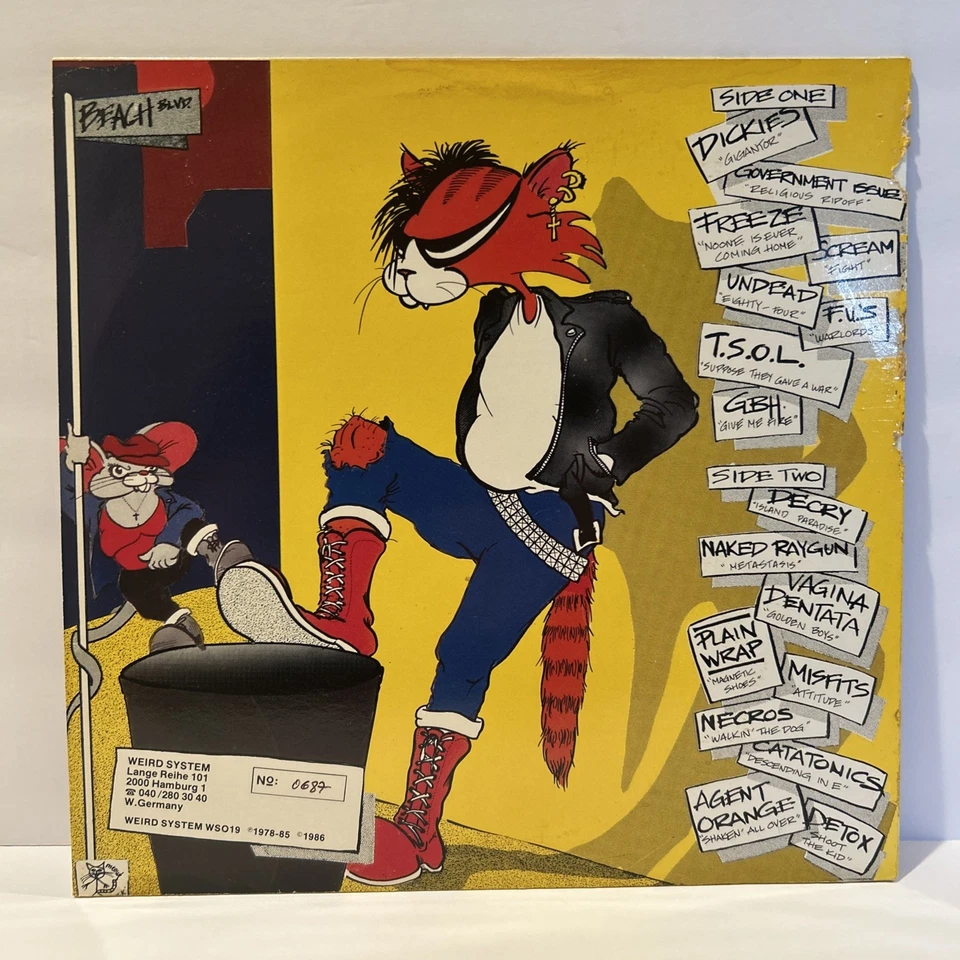 Paranoia You Can Dance To Punk Comp Vinyl Record LP 1986 Germany No. 0687 Weird Foto 4 de 4