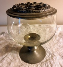 Diffuseur pot pourri couvercle et socle en étain
