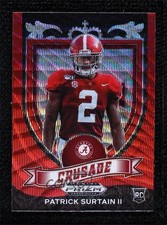 2021 Panini Prizm Draft Picks Crusade Ruby Wave Patrick Surtain II #178 0k2i