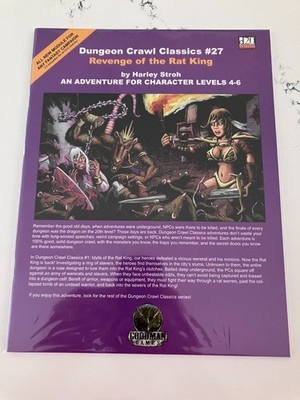 DUNGEON CRAWL CLASSICS DCC - #27 REVENGE OF THE RAT KING B 2006 D20 RPG D&D AD&D