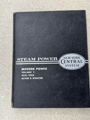 #ad Vintage Steam Power Of The New York Central System Vol I Modern Power Staufer HC $13.99