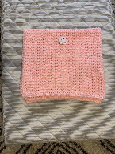 Hand Knitted & Crocheted Baby Blankets - Approximate Size 30 x 28 inches