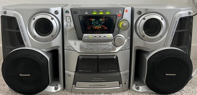 PANASONIC SA-AK44 Stereo System 5-CD Disc Changer / Dual Cassette