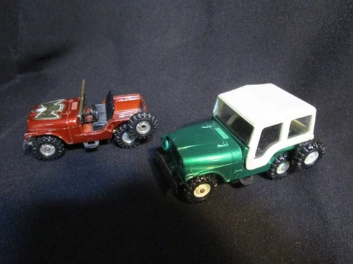 2 x Lovely Vintage Corgi Toys ,  Jeep CJ-5 , Cars