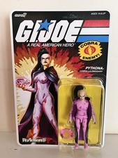 GI Joe Super 7 Pythona Cobra La Emissary 3.75 Reaction  O-Ring Action Figure