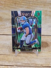 2025 Panini Select Football Cam Skattebo (RC) #195 Black & Green Shock Prizm