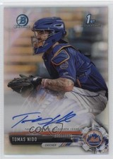 2017 Bowman Chrome Prospect Auto Refractor 180/499 Tomas Nido #CPA-TN Auto 1bf5