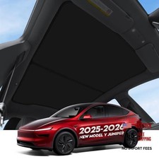 Black Roof Sunshade for Tesla Model Y Juniper 2026 Model Y25-2026