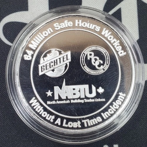 *1 OZT* Plant Vogtle 3&4 Safety Excellence - 1 oz .999 Fine Silver Round