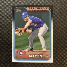 2024 Topps Update Series - #US344 Ernie Clement Toronto Blue Jays