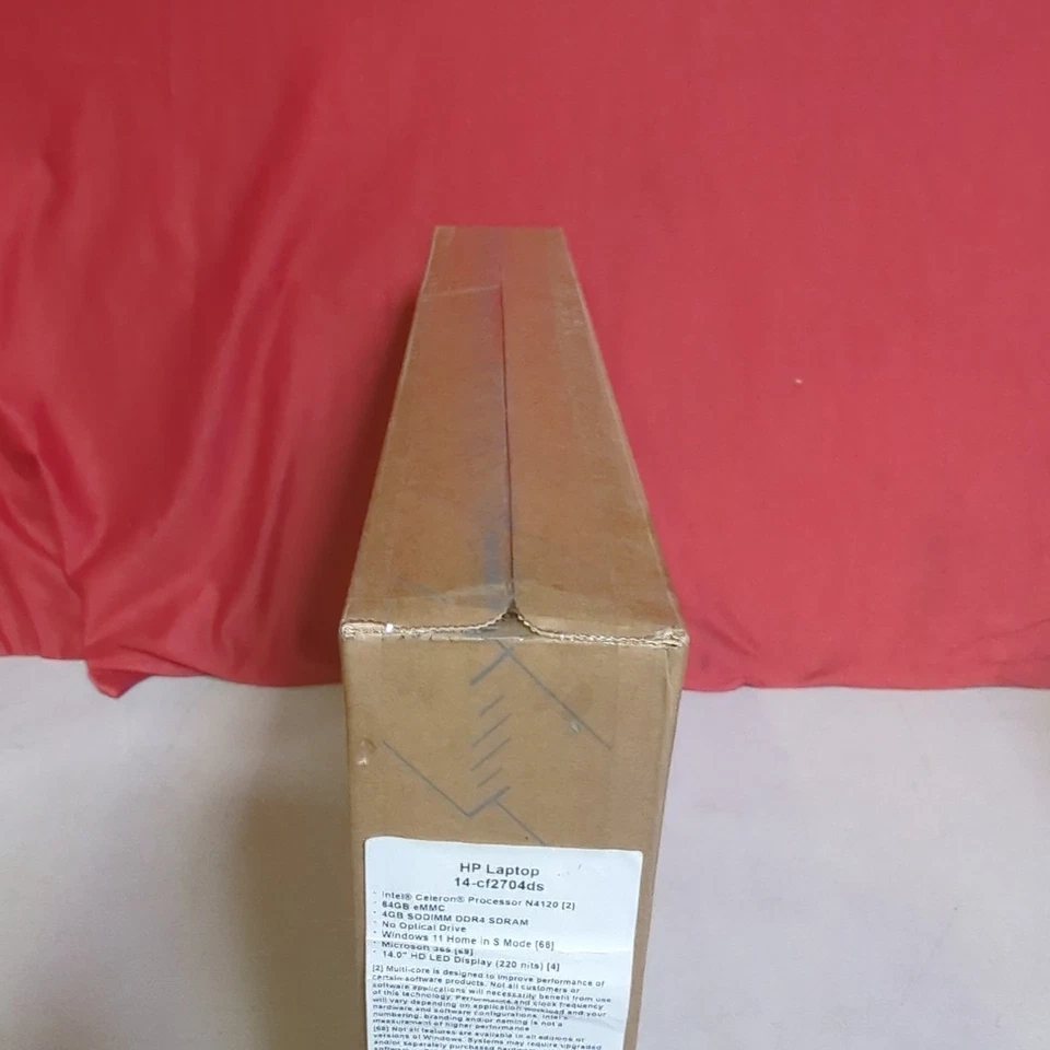 HP 14-cf2704ds 14" HD Laptop Intel Celeron N4120 1.10GHz 4GB RAM 64GB eMMC W11H - Image 4 of 4