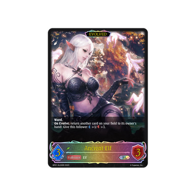 Shadowverse TCG BP01-SL03EN Super Legendary Ancient Elf Advent of Genesis
