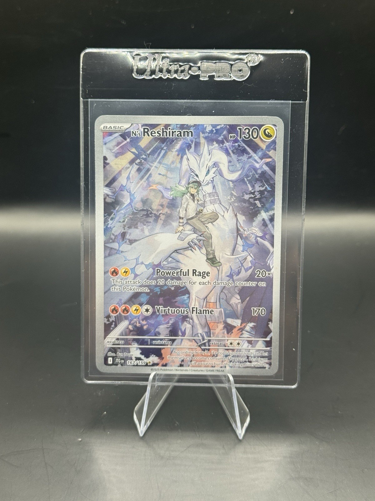 N's Reshiram #167/159 Journey Together NM/M Pokemon Card
