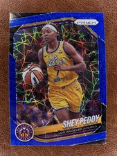 Shey Peddy #136 2025 Panini Prizm WNBA Blue Velocity Los Angeles Sparks