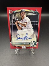 2025 Bowman - Paper Prospect Retail Autographs Sam Stuhr #BPA-SS Red /5 (AU, RC)