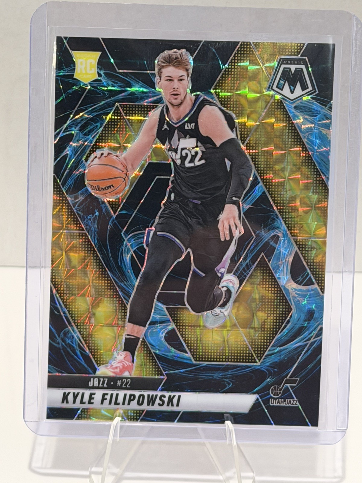 2024-25 Panini Mosaic Basketball #231 Kyle Filipowski Genesis Case Hit SSP Rc