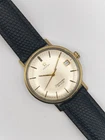 Vintage Omega Seamaster De Ville 136.020 SP 14k Gold Bezel Men's Manual Watch