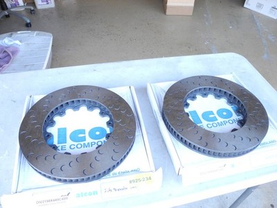 Alcon Race Slotted Brake Rotor Replacement Rings - 328mm x 32mm - 12 bolt Brembo