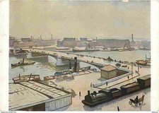 Postcard - Art - Painting - Albert Marquet - Le Quai de Paris in Rouen - CPM