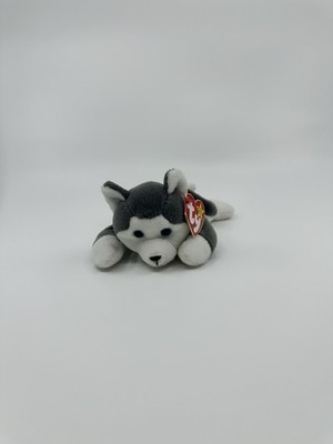 TY Beanie Baby - NANOOK the Husky 7.5 inch Stuffed Animal Toy Plush 1996 w/ Tag!