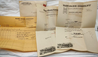 1925 Hart Parr Company Tractors Letterheads & Envelope Charles City Iowa