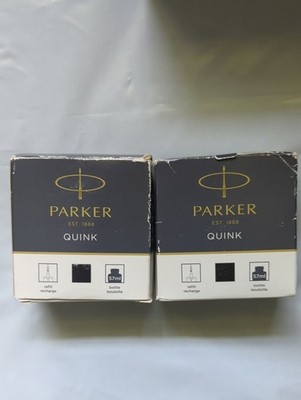 2x Parker Quink Black