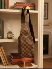 Louie Vuitton Geronimo Brown Checkered Belt Bag
