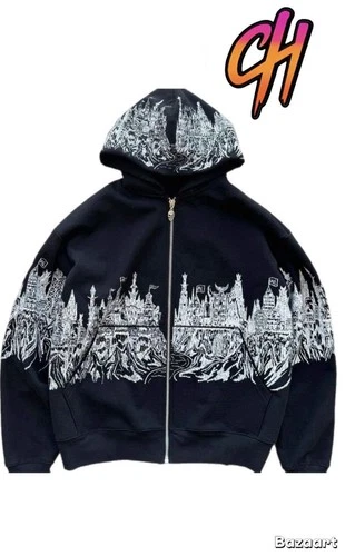 NEW Warren Lotas ‘Kingdom Castle’ Zip Up Jacket Size Medium - product listing photo