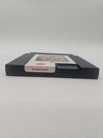Blackjack NES Black Cart Nice Shape Tested & Clean!