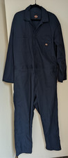 Dickies Coveralls Navy Blue Long Sleeve Work Jumpsuit Utility Halloween 2XL