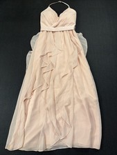 Vera Wang VW360326 Long Pink Chiffon Halter Gown Size 6 Formal Evening Prom