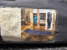 Folding Cot With Carry Bag Blue 7A" 0 x 26" w x 19" h 