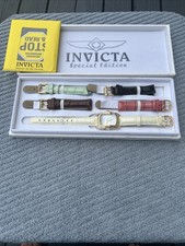 Women's INVICTA Lupah Special Edition Watch Set Leather Straps!! Model 13834