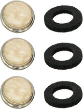 3pcs Trumpet Finger Buttons with Felt Washers Musical Instruments Accessories...