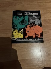 Pokémon Drachenwandel Heft Sammelbuch Info Für Spieler TCG ETB DE