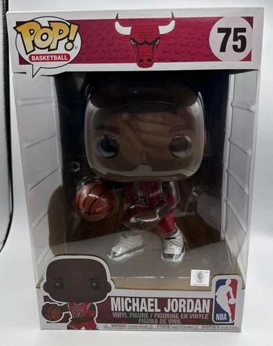 Funko Pop! NBA Michael Jordan Chicago Bulls #75 Vinyl Figure 10 inch 2019