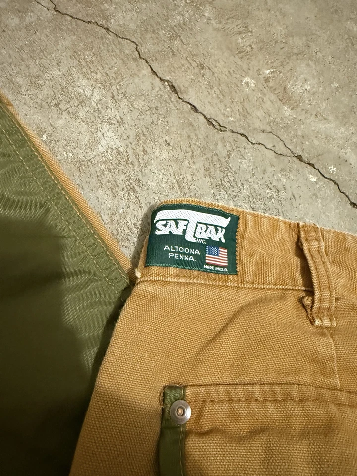 SafTBak Pants Mens 36x30 Hunting Outdoor Pants Brush Guard Vintage Made USA 80s - Image 4 of 4